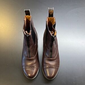 ARIAT Women's Zip Heritage III Zip Paddock Boot US 5.5 M — Chocolate